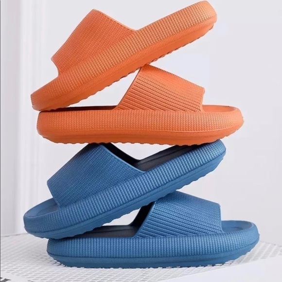 Tan Comfy Slides - Picture 2 of 4